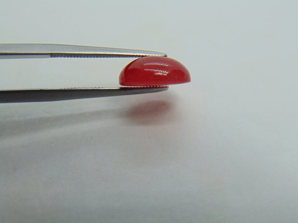 4.75ct Rhodonite Cabochon 11x9mm