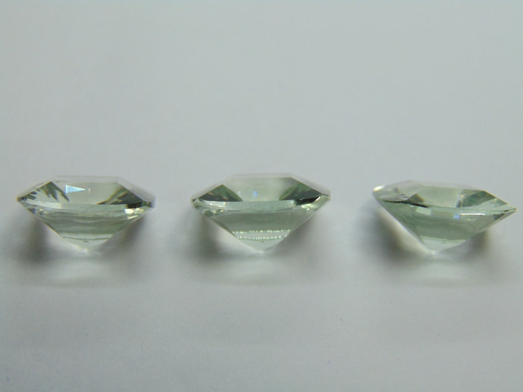 23.80ct Prasiolite Calibrated 14mm