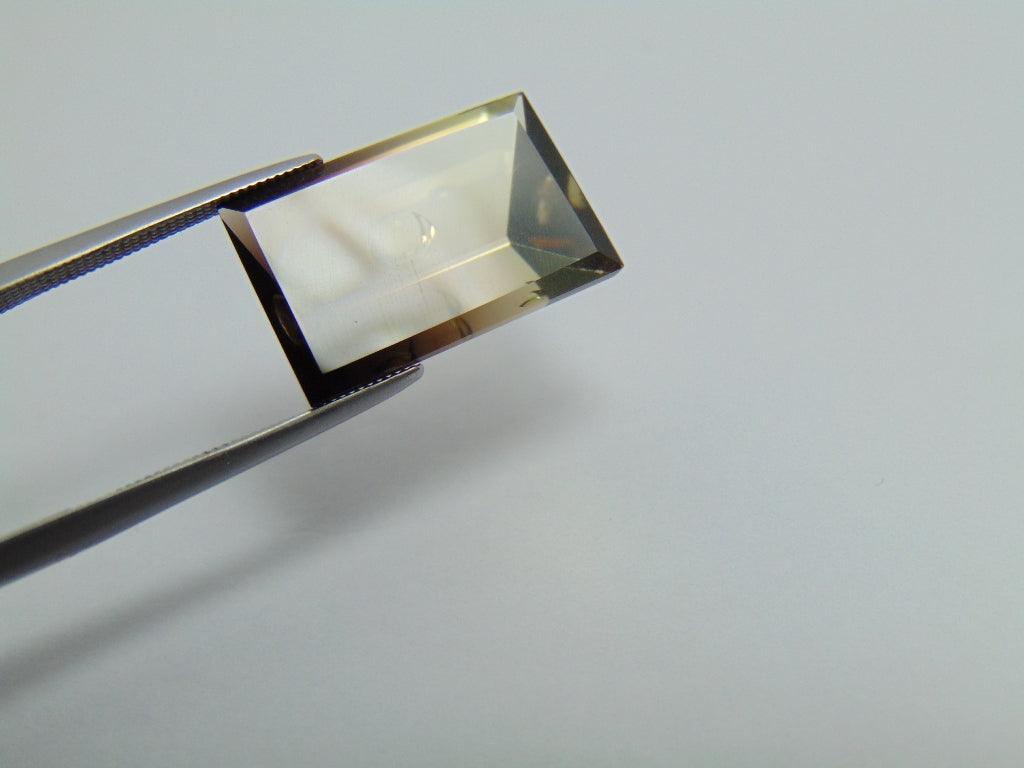 10.20ct Green Gold Bicolor 18x11mm