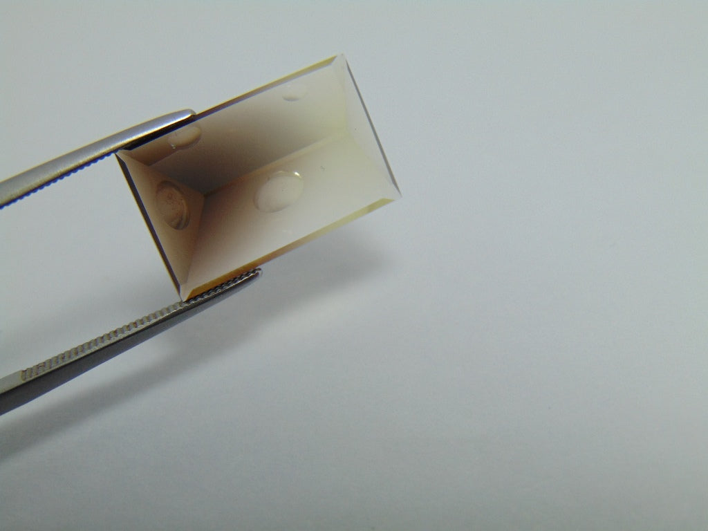 10.20ct Green Gold Bicolor 18x11mm