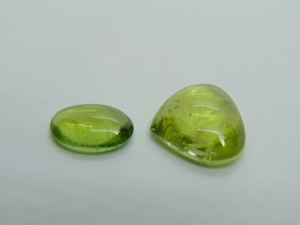 16.90ct Tourmaline Cabochon 18x16mm 14x10mm