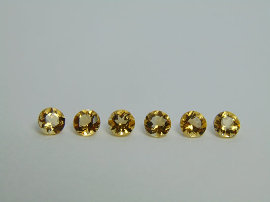 5.95ct Citrine Calibrated 6mm