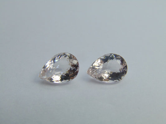 9.65cts Morganite (Pair)