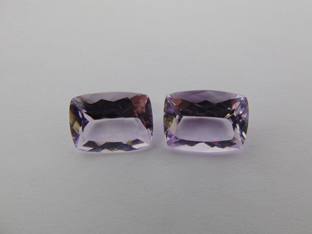 20.30cts Amethyst (Rose France) Pair