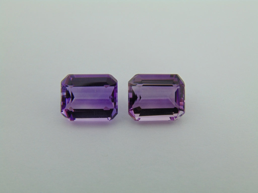 9.60cts Amethyst (Pair)
