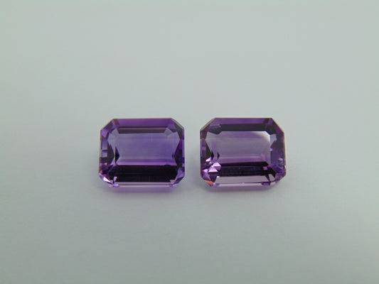 9.60cts Amethyst (Pair)