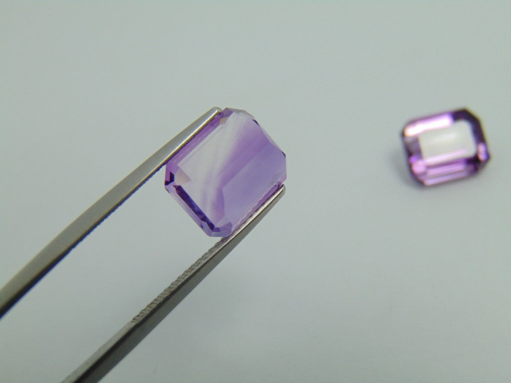 9.60cts Amethyst (Pair)