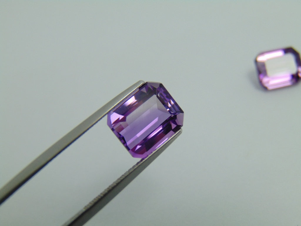 9.60cts Amethyst (Pair)