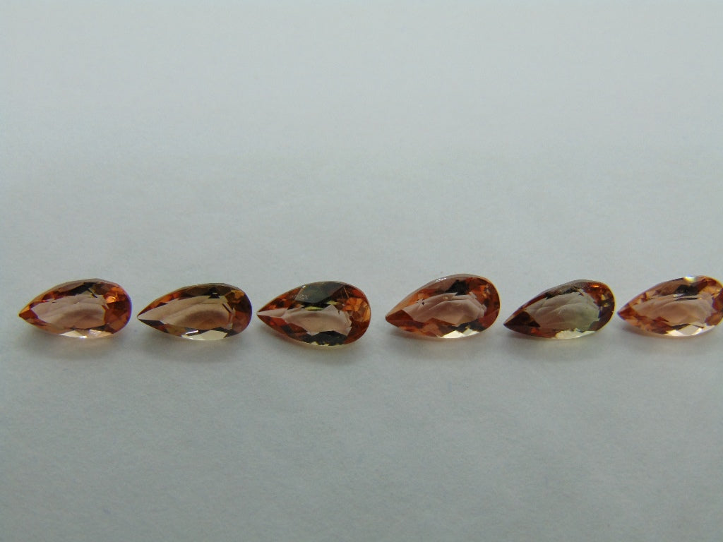 4.44ct Andalusites 7x4mm