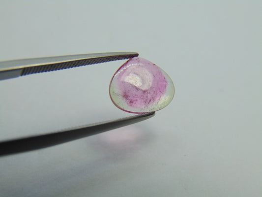 1.45ct Watermelon Tourmaline Cabochon 10x9mm