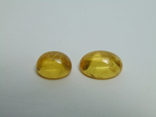 14.10ct Beryl Cabochon 15x11mm 12x10mm