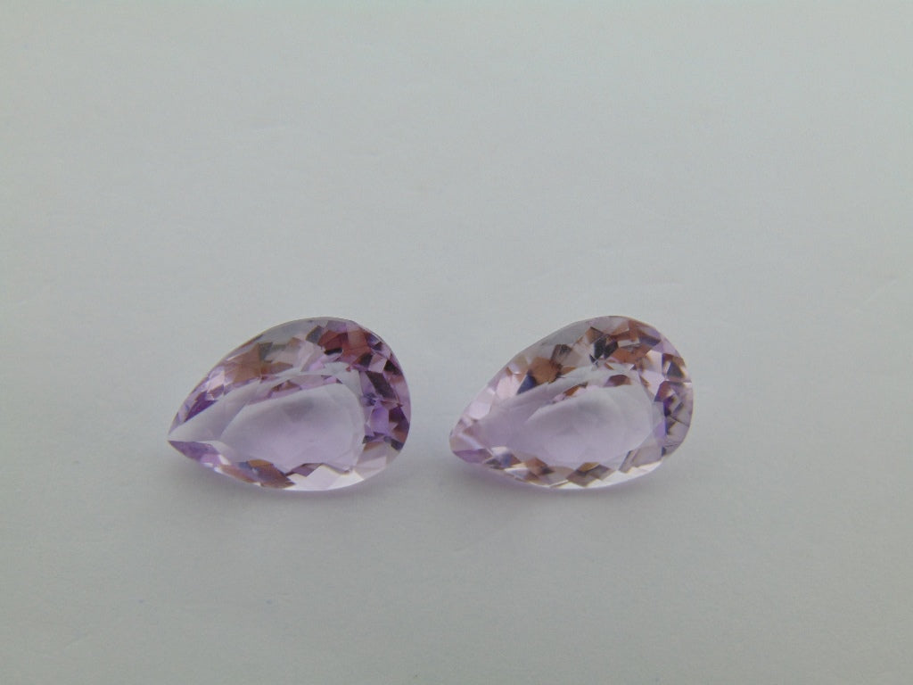 17.30cts Amethyst (Pair)