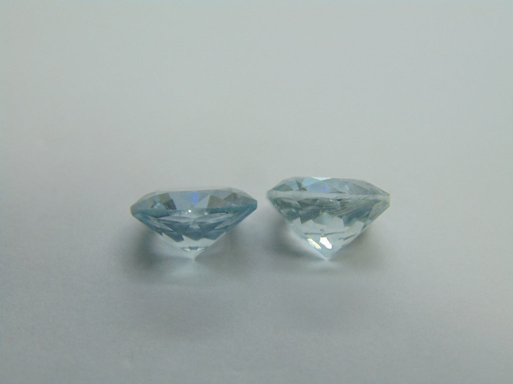 10.60ct Topaz Pair 11mm