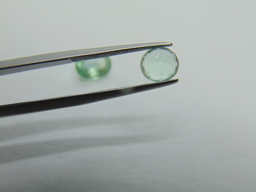 2.82ct Beryl Emerald 9x7mm 7x6mm