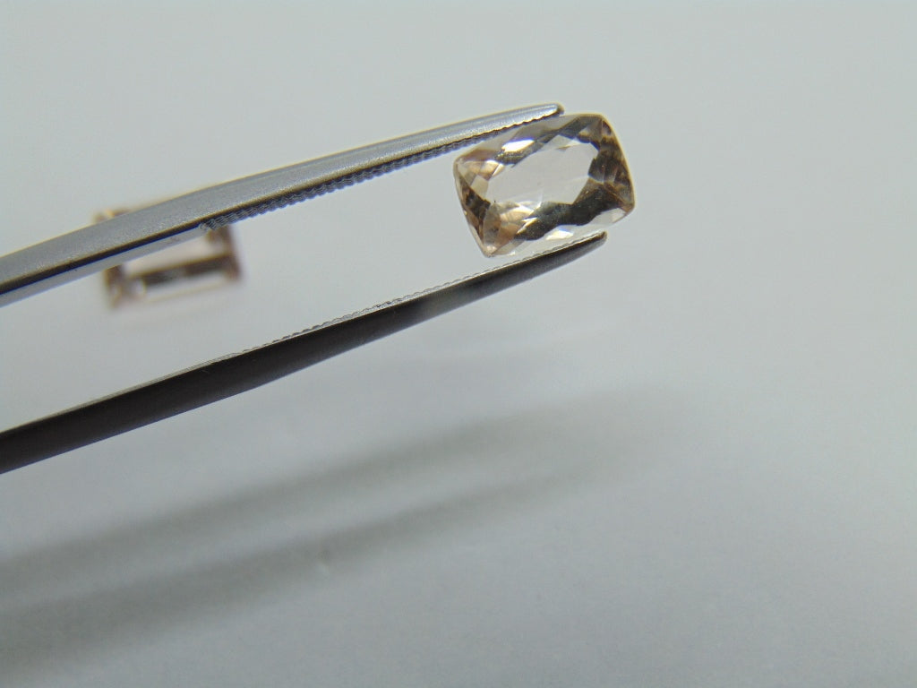 3.25ct Morganite 9x6mm 8x6mm