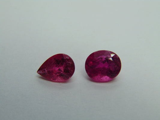 4.40ct Tourmaline 10x7mm 9x7mm