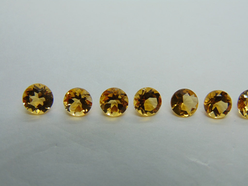 6.50ct Citrine Calibrated 6mm