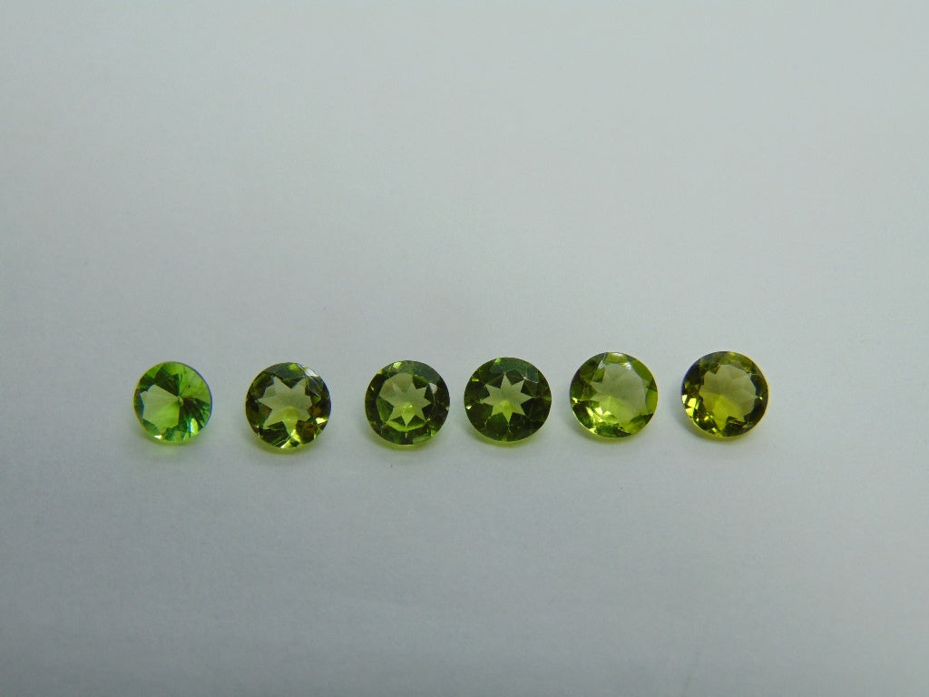 4.40ct Peridot 6mm