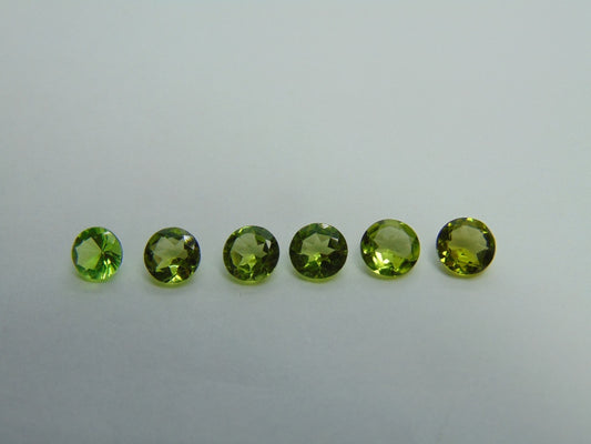 4.40ct Peridot 6mm