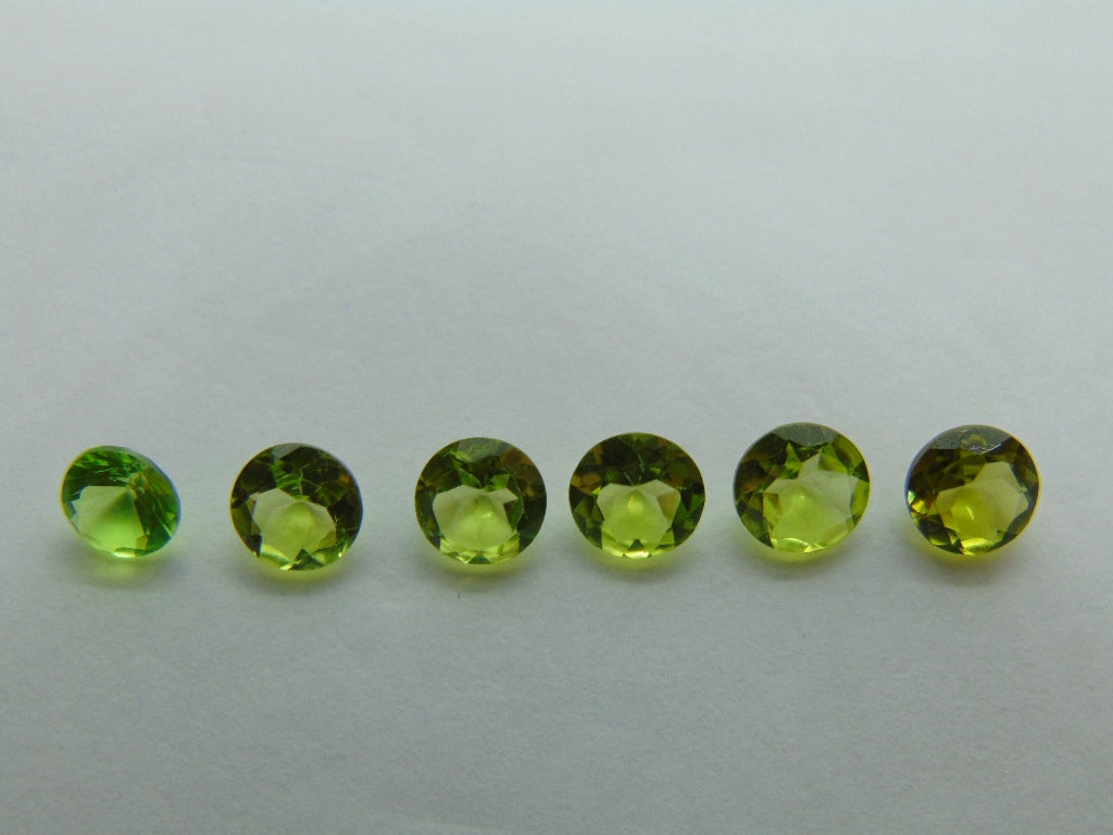 4.40ct Peridot 6mm