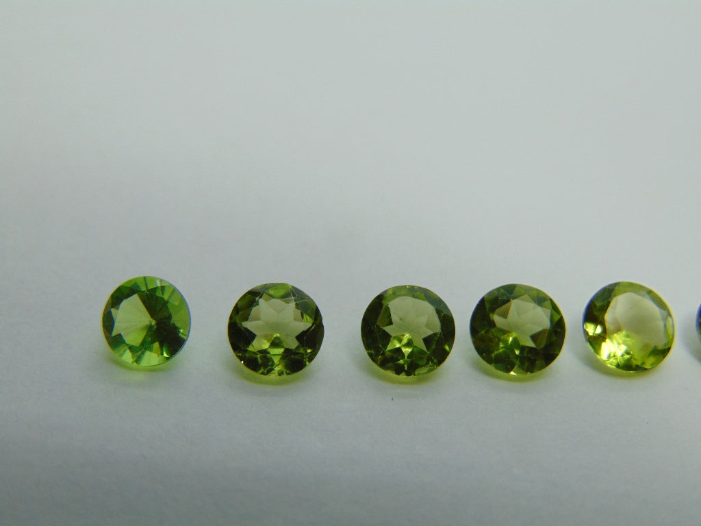 4.40ct Peridot 6mm