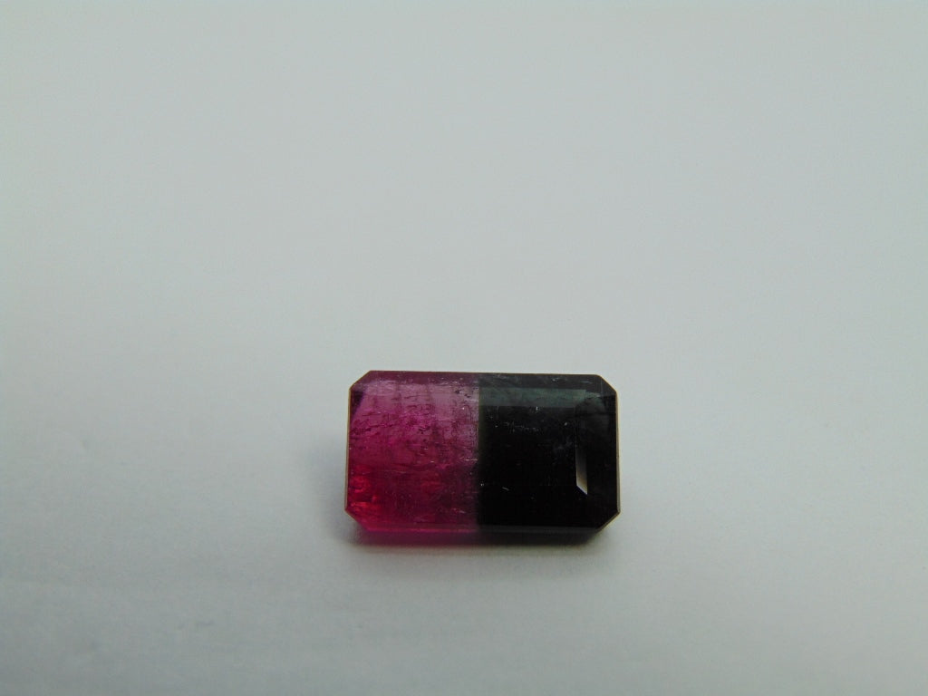 6.65ct Tourmaline Bicolor 14x9mm
