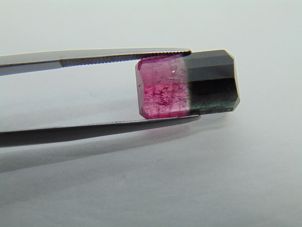 6.65ct Tourmaline Bicolor 14x9mm