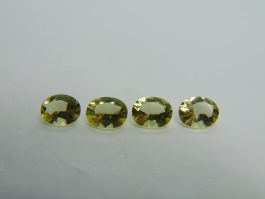 6.20ct Quartz Green Gold Calibrated 9x7mm
