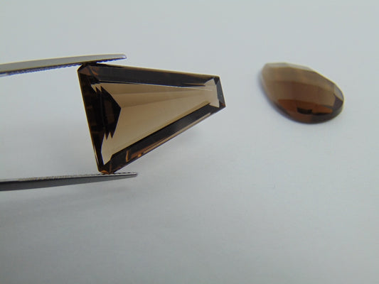 36.70cts Quartz (Smoky)