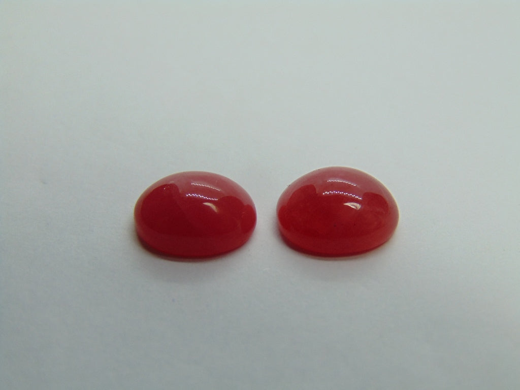 9.85ct Rhodonite Cabochon 11x9mm