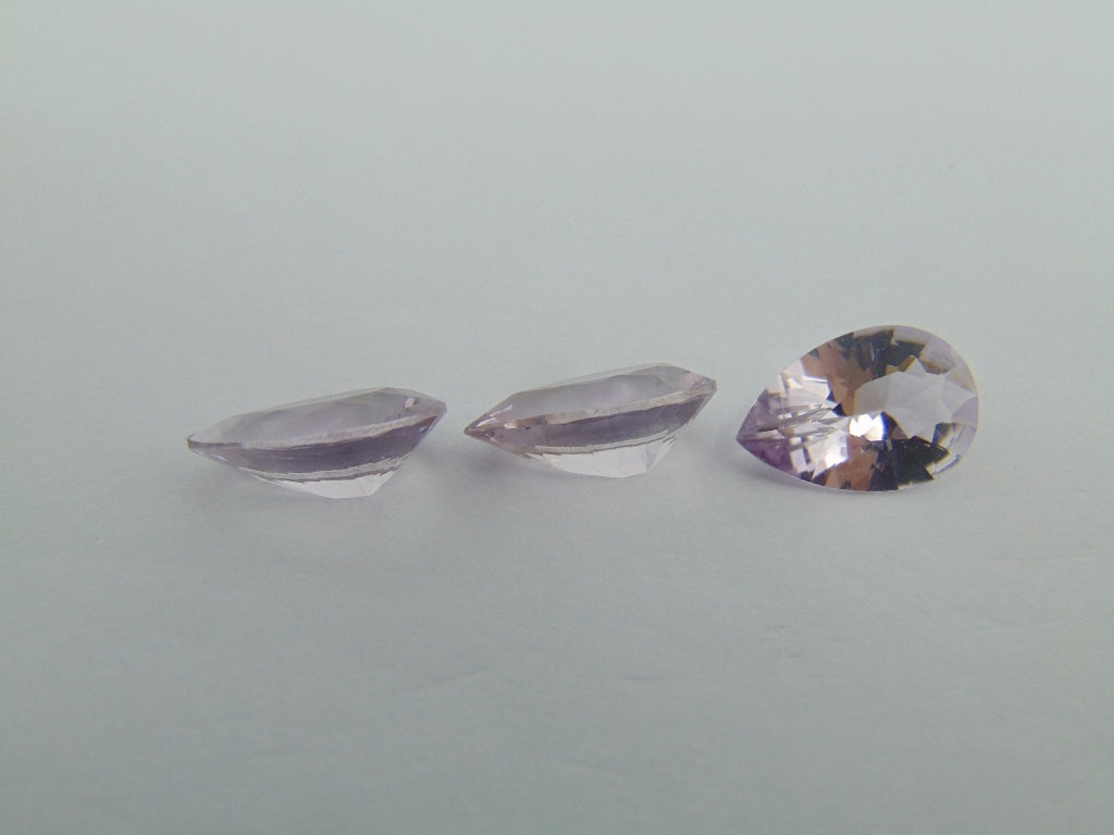 10.10ct Amethyst Rose France Calibrated 14x9mm