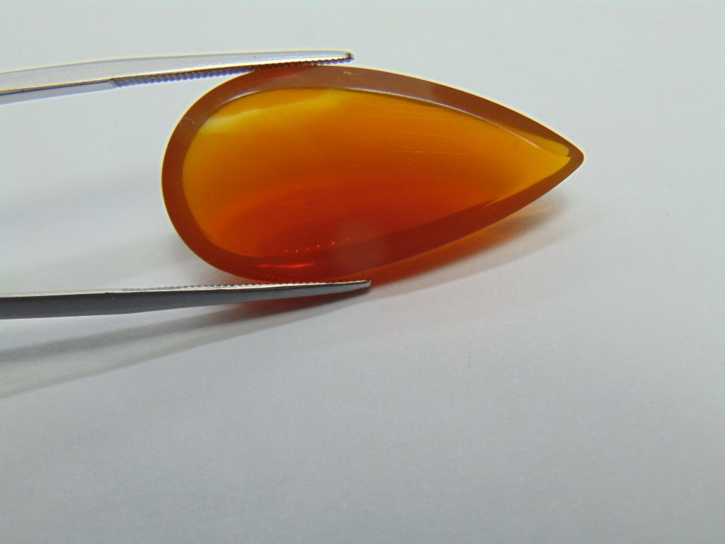 21.10ct Fire Opal Cabochon 30x16mm