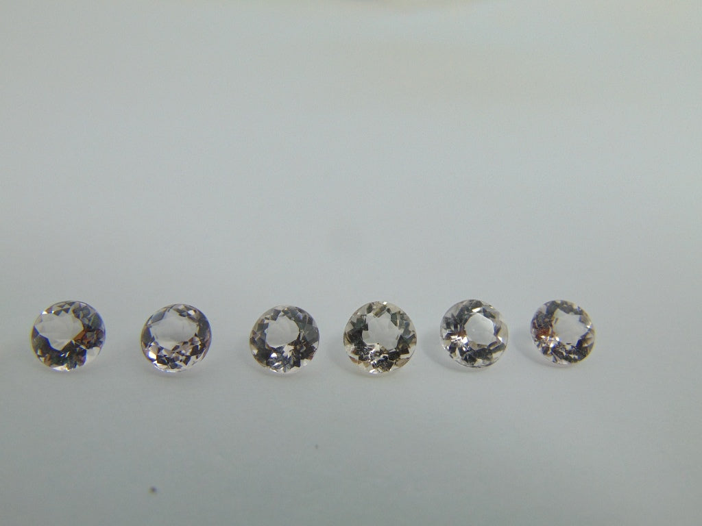 6.50ct Morganite Calibrated 6mm