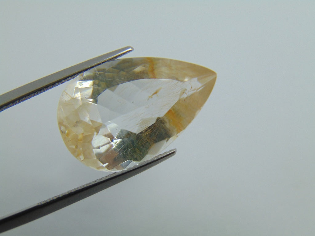 19.79ct Topaz With Rutile 23x14mm