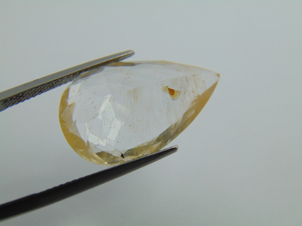 19.79ct Topaz With Rutile 23x14mm