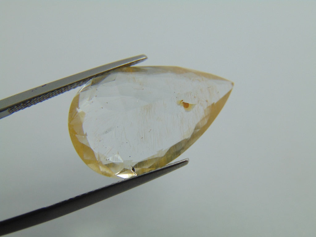19.79ct Topaz With Rutile 23x14mm