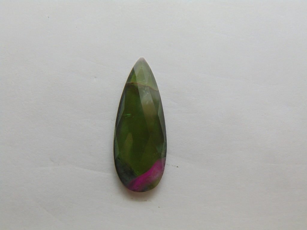 6.30ct Tourmaline Bicolor 24x10mm