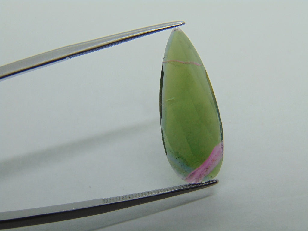 6.30ct Tourmaline Bicolor 24x10mm