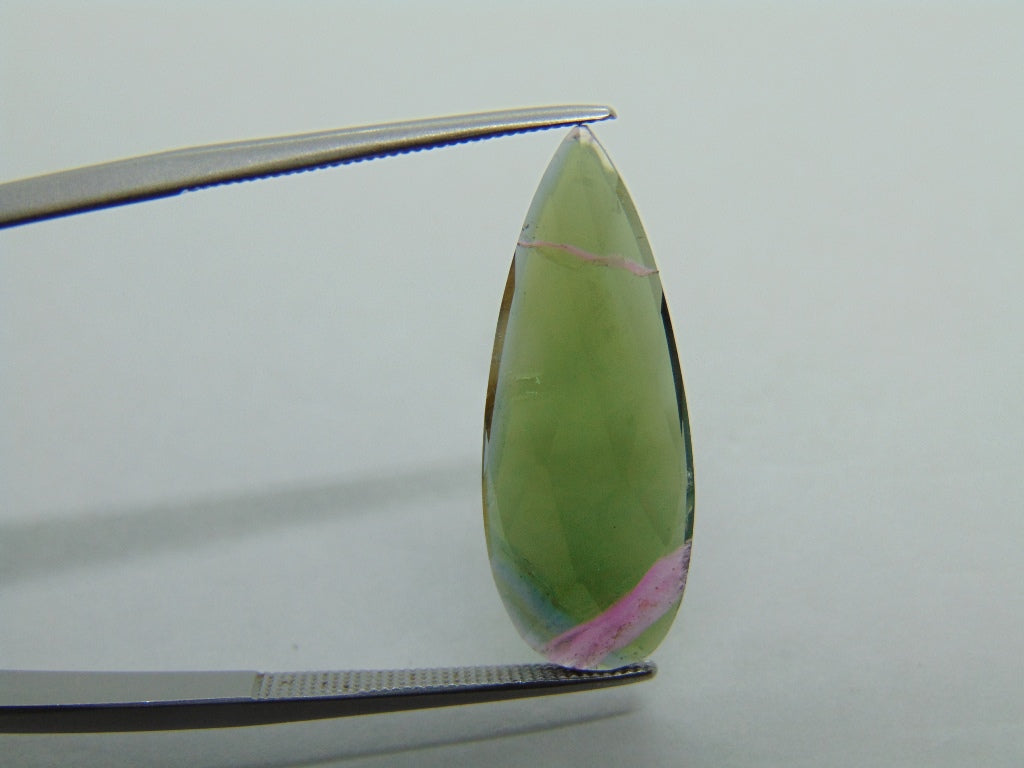 6.30ct Tourmaline Bicolor 24x10mm