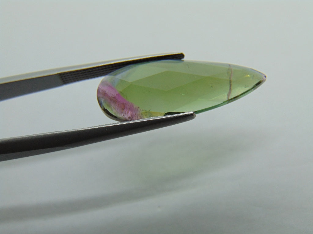 6.30ct Tourmaline Bicolor 24x10mm