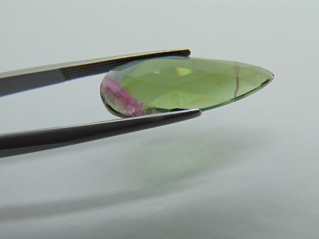 6.30ct Tourmaline Bicolor 24x10mm