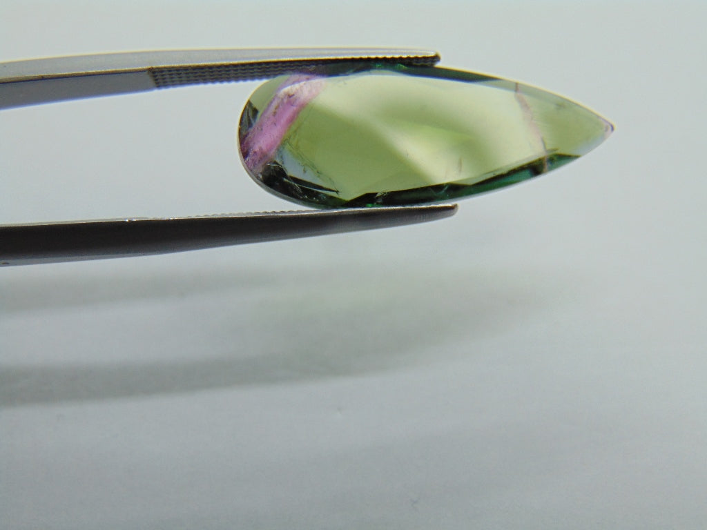 6.30ct Tourmaline Bicolor 24x10mm
