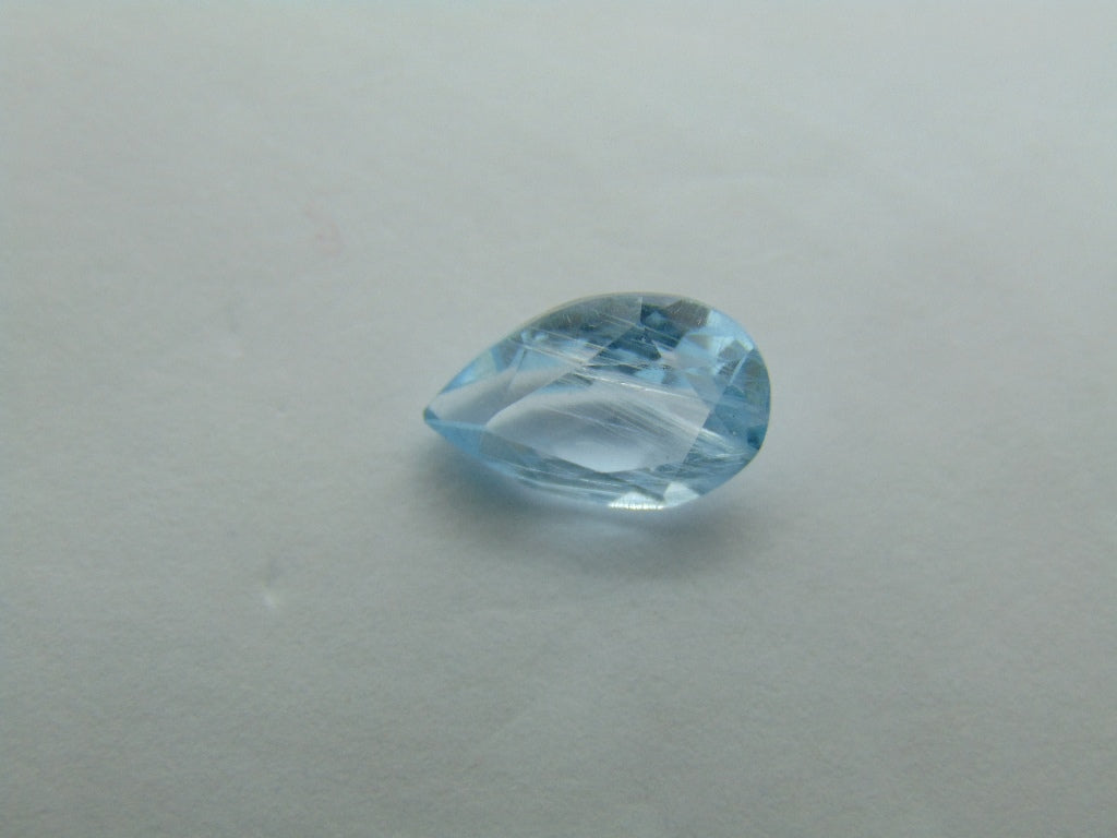 3.75ct Topaz Natural With Needle 12x8mm