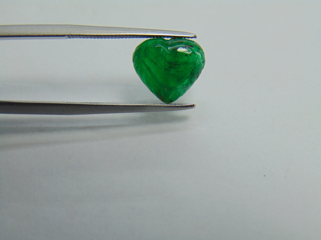 3.69ct Emerald 9mm