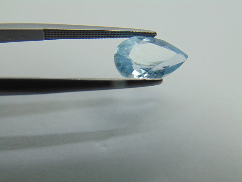 3.75ct Topaz Natural With Needle 12x8mm