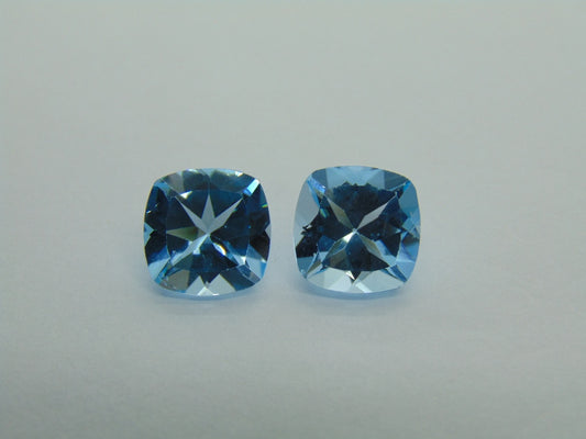 9.85cts Topaz (Sky) Pair