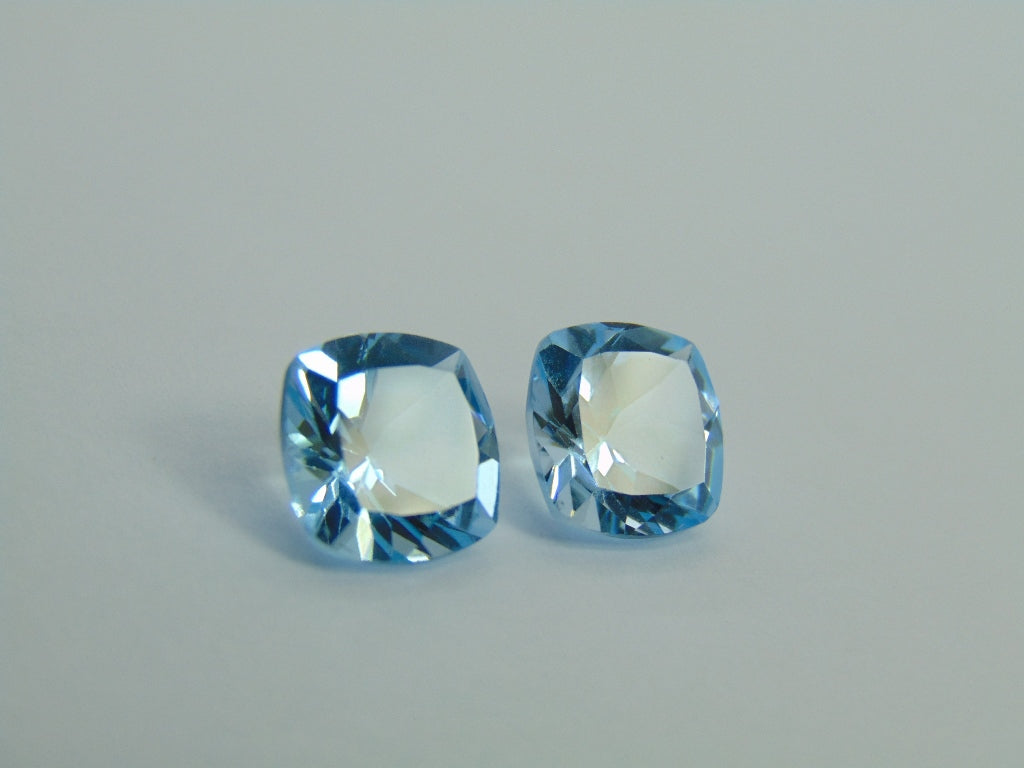 9.85cts Topaz (Sky) Pair