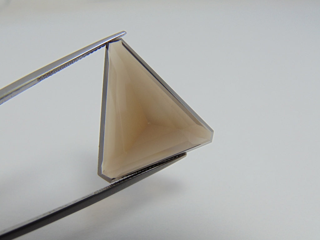 30.40ct Quartz Smoky 26x24mm