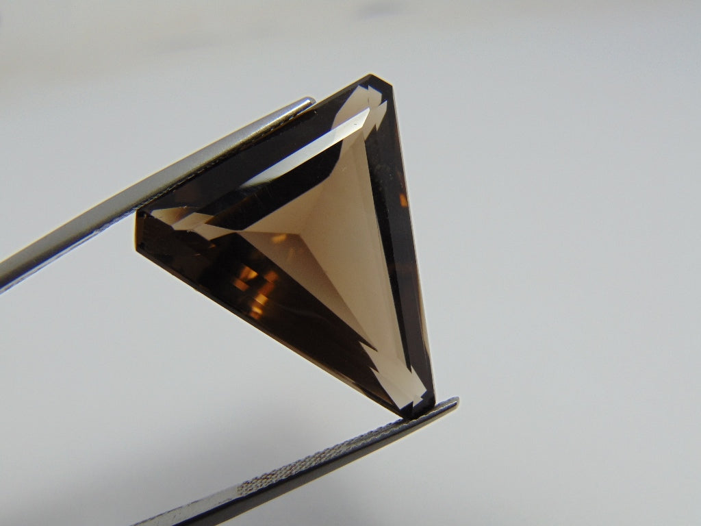 30.40ct Quartz Smoky 26x24mm