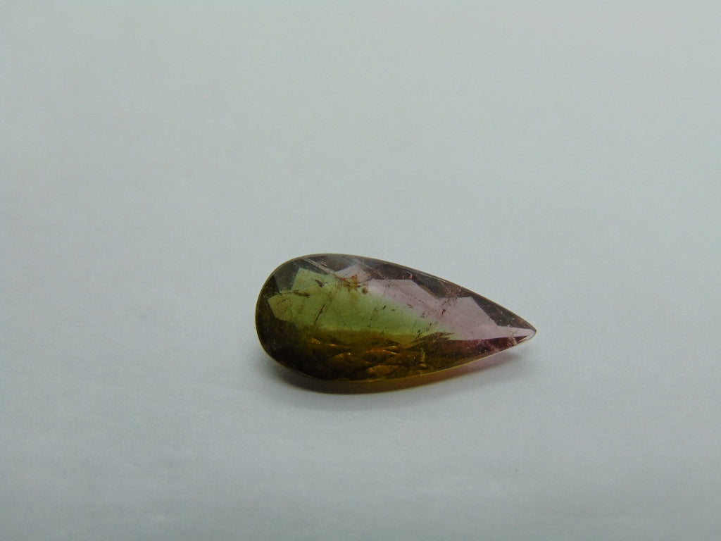 3.44ct Tourmaline Bicolor 17x8mm